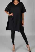 Load image into Gallery viewer, The Basic Cutie V-Neck Plus Leggings Set
