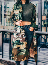 Load image into Gallery viewer, Button Front Sistah Camo Jacket
