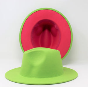 Women Double-Sided Fedora Hat