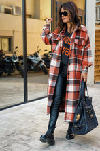 Load image into Gallery viewer, Plaid Flannel Shacket Jacket
