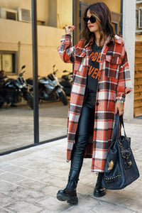 Plaid Flannel Shacket Jacket