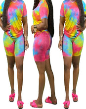 Load image into Gallery viewer, Pink Lady Tie Dye Plus 2pc. Set
