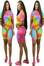Load image into Gallery viewer, Pink Lady Tie Dye Plus 2pc. Set
