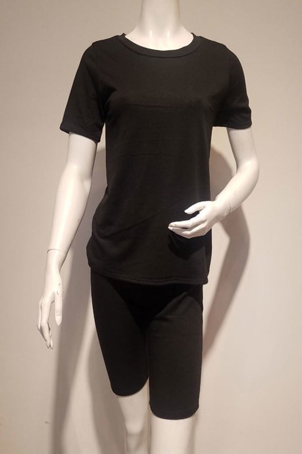 The Basic But Cute Plus Short Set