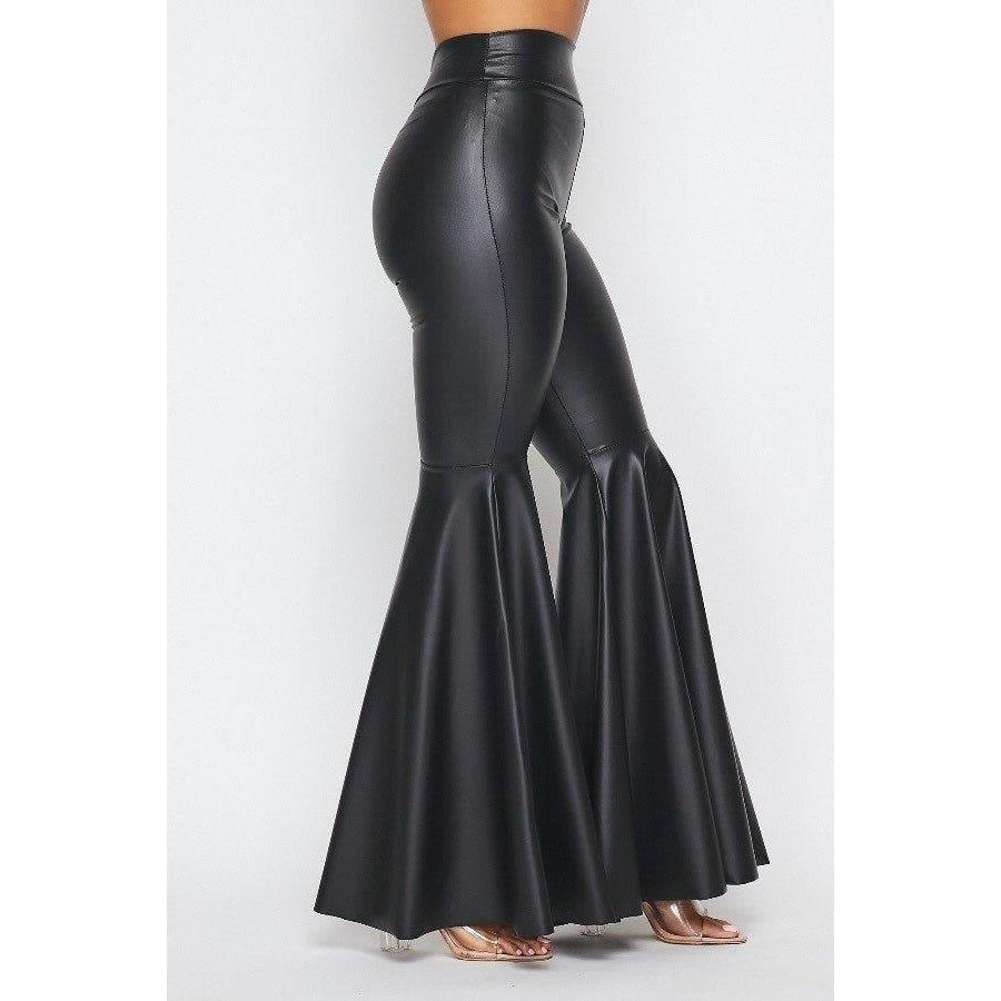 Plus High Waist Flair Pants