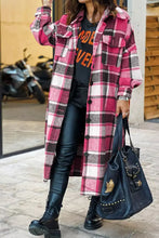 Load image into Gallery viewer, Plaid Flannel Shacket Jacket
