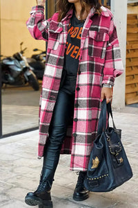 Plaid Flannel Shacket Jacket