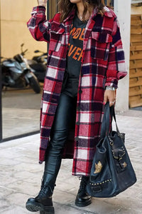 Plaid Flannel Shacket Jacket