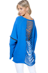 Ripped Back Sweatshirt