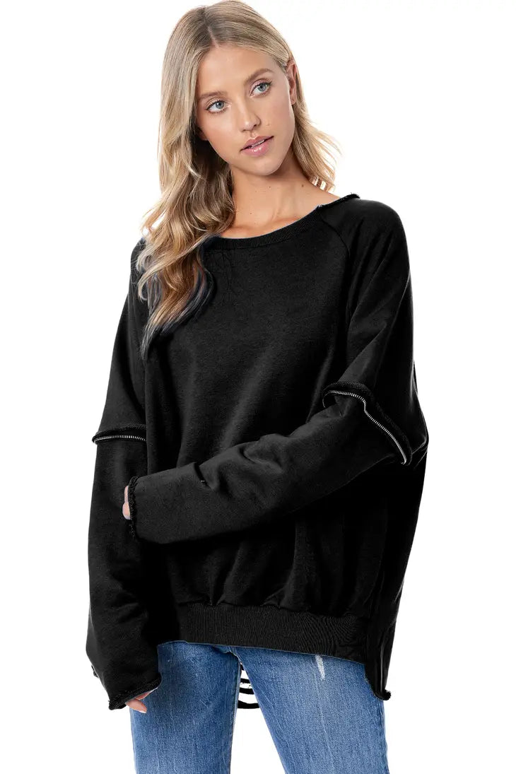 Ripped Back Sweatshirt