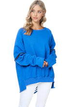 Load image into Gallery viewer, Ripped Back Sweatshirt

