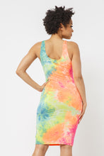 Load image into Gallery viewer, &quot;Hello Sunshine&quot; Tie Dye Tank Dress
