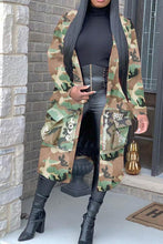 Load image into Gallery viewer, &quot;The Sistah&quot; Camo Long Plus Jacket
