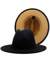 Women Double-Sided Fedora Hat