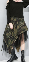 Load image into Gallery viewer, Camo Lace Skirt
