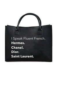 The I Speak French Tote