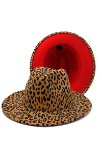 Women Double-Sided Fedora Hat